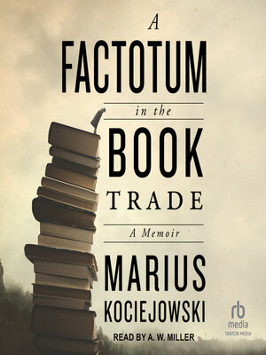 A Factotum in the Book Trade - Audiobook